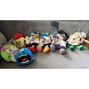 Silly Slammers 7 Vintage 90s W/ Tags  4" No Sound # 34, 35, 33, 41, 39, 65, 28